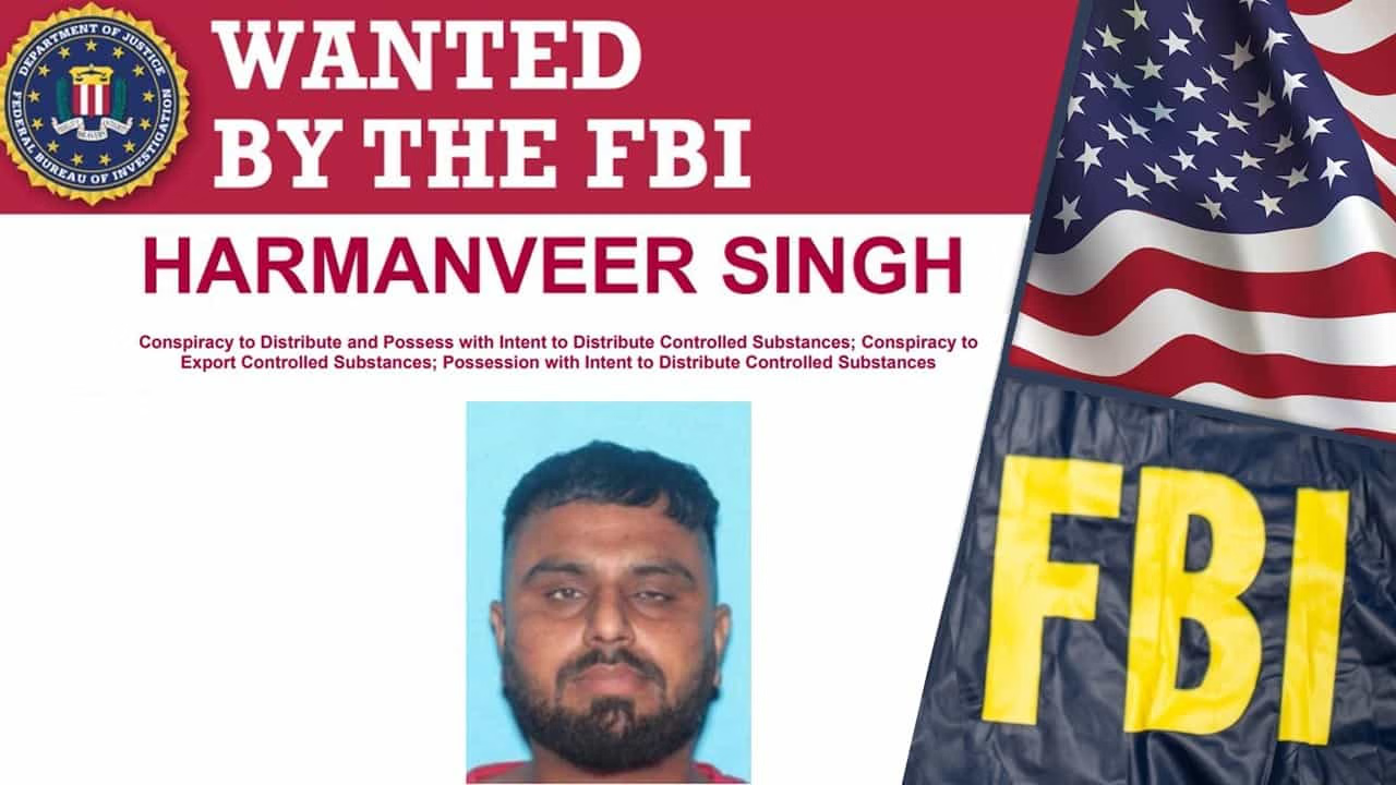 FBI ਦੇ 'ਆਪ੍ਰੇਸ਼ਨ ਹਾਰਡਬਾਲ' 'ਚ ਵੱਡੀ ਸਫ਼ਲਤਾ: ਮੋਸਟ ਵਾਂਟੇਡ ਪੰਜਾਬੀ ਗੈਂਗਸਟਰ ਹਰਮਨਵੀਰ ਸਿੰਘ ਕੈਲੀਫੋਰਨੀਆ 'ਚੋਂ ਗ੍ਰਿਫ਼ਤਾਰ