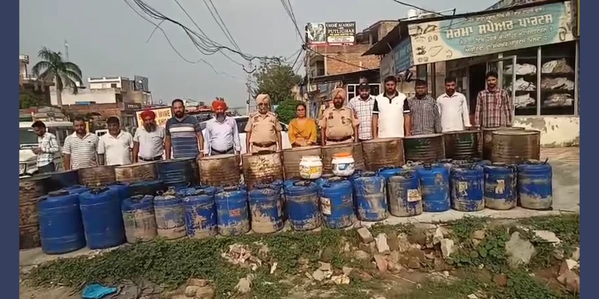 ਰਾਜਾਸਾਂਸੀ 'ਚ ਆਬਕਾਰੀ ਵਿਭਾਗ ਦੀ ਵੱਡੀ ਕਾਰਵਾਈ, 4700 ਲੀਟਰ ਲਾਵਾਰਿਸ ਲਾਹਣ ਬਰਾਮਦ