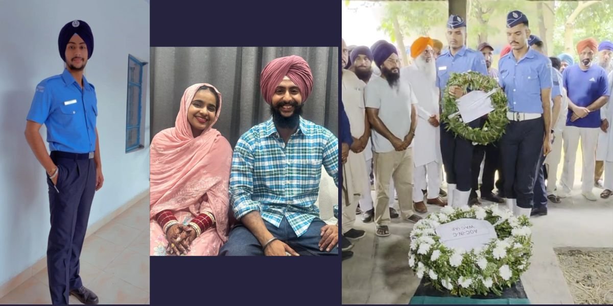ਦਰਦਨਾਕ ਹਾਦਸੇ 'ਚ ਭਾਰਤੀ ਏਅਰ ਫੋਰਸ ਜਵਾਨ ਤੇ ਪਤਨੀ ਦੀ ਸੜਕ ਹਾਦਸੇ 'ਚ ਮੌਤ, ਅੰਤਿਮ ਸੰਸਕਾਰ ਮੌਕੇ ਦਿੱਤੀ ਗਈ ਸਲਾਮੀ