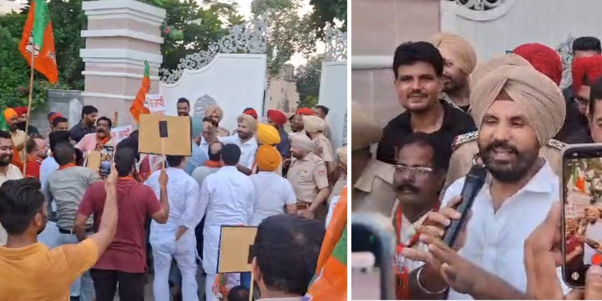 ਵੰਦੇ ਮਾਤਰਮ ’ਤੇ ਘਮਾਸਾਨ, ਵੜਿੰਗ ਦੀ ਰਿਹਾਇਸ਼ ਬਾਹਰ BJP ਦਾ ਪ੍ਰਦਰਸ਼ਨ