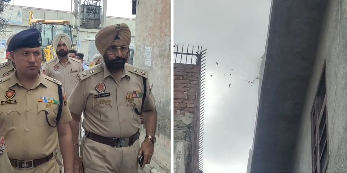 ਨਸ਼ਾ ਤਸਕਰ ਦੇ ਘਰ ’ਤੇ ਪ੍ਰਸ਼ਾਸਨ ਦੀ ਵੱਡੀ ਕਾਰਵਾਈ, ਮੁਲਜ਼ਮ ਦੀ ਗੈਰ-ਕਾਨੂੰਨੀ ਉਸਾਰੀ 'ਤੇ ਚੱਲਿਆ 'ਪੀਲਾ ਪੰਜਾਂ'