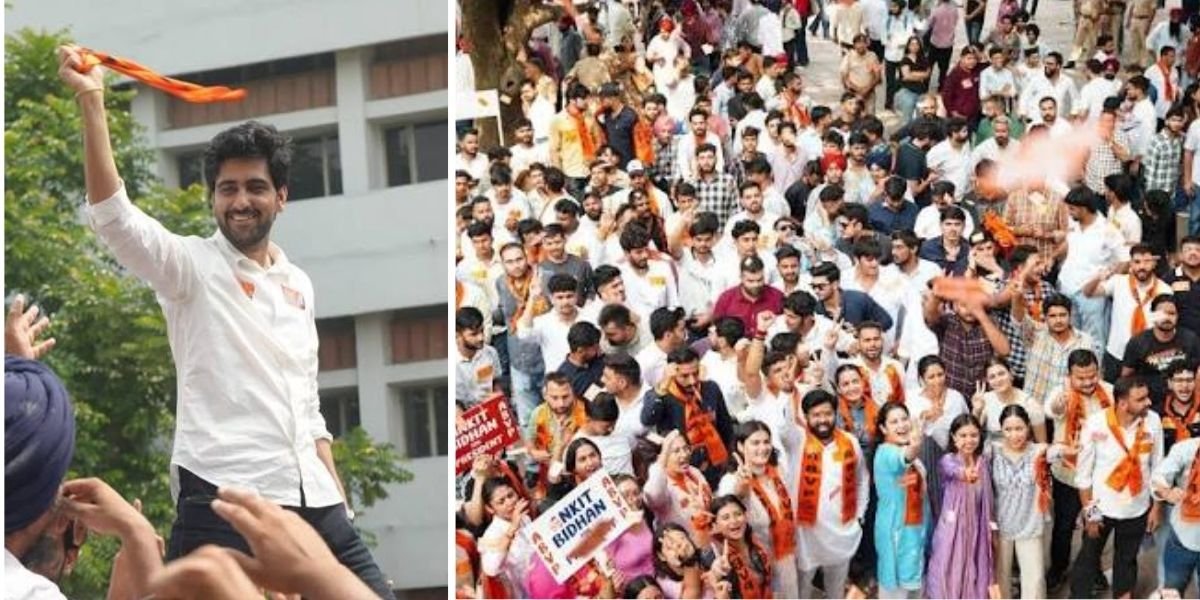 PU ਵਿਦਿਆਰਥੀ ਸੰਘ ਚੋਣਾਂ ’ਚ ABVP ਨੇ ਮਾਰੀ ਬਾਜ਼ੀ,ਅੰਕਿਤ ਬਿਧਾਨ ਨੇ ਦੂਜੀ ਵਾਰ ਹਾਸਲ ਕੀਤੀ ਪ੍ਰਧਾਨਗੀ
