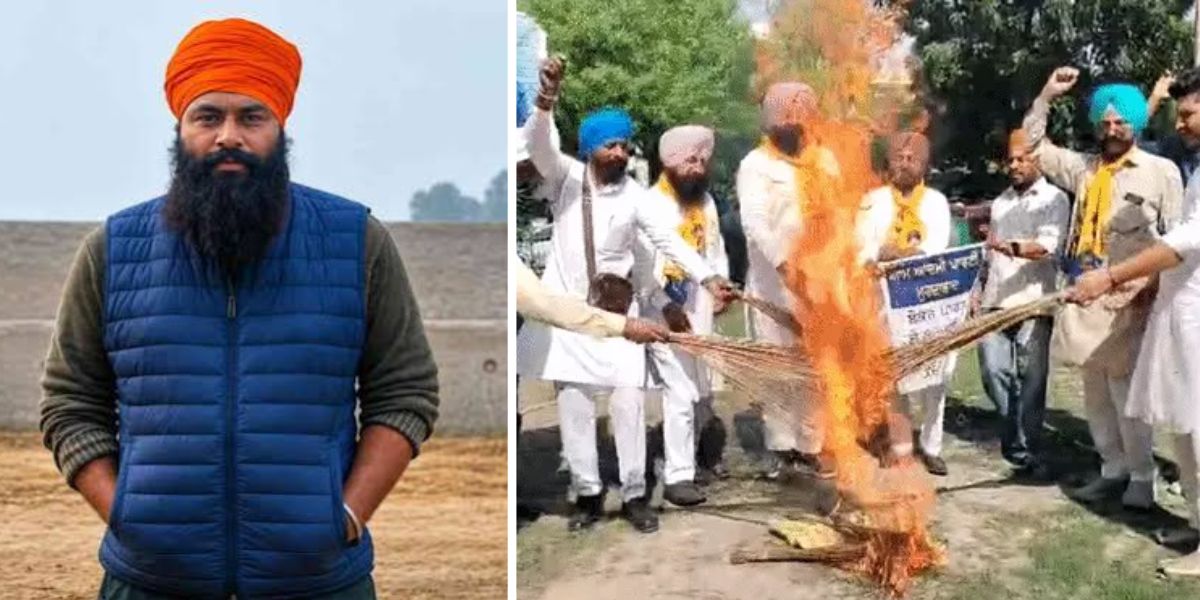 ਪਰਮਿੰਦਰ ਸਿੰਘ ਝੋਟਾ ਮਾਮਲੇ ’ਚ ਕਿਸਾਨ ਜਥੇਬੰਦੀਆਂ ਦਾ ਤਿੱਖਾ ਰੋਸ ਪ੍ਰਦਰਸ਼ਨ, CM ਮਾਨ ਦੀ ਤਸਵੀਰ ਲਾ ਕੇ ਫੂਕੇ ਝਾੜੂ