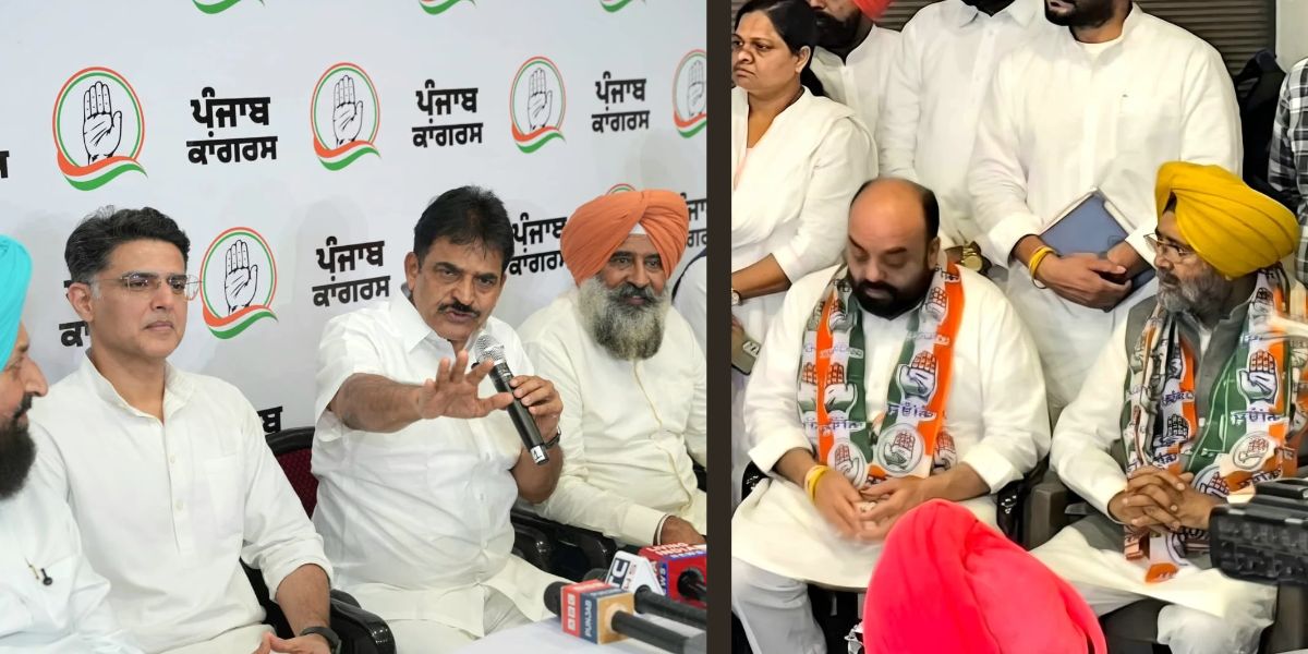 2027 ਚੋਣਾਂ ਤੋਂ ਸ਼੍ਰੋਮਣੀ ਅਕਾਲੀ ਦਲ ਨੂੰ ਵੱਡਾ ਝਟਕਾ, ਮੋਂਟੂ ਵੋਹਰਾ ਅਤੇ ਰਾਜ ਬਲਵਿੰਦਰ ਸਿੰਘ ਬਰਾੜ ਕਾਂਗਰਸ 'ਚ ਸ਼ਾਮਲ
