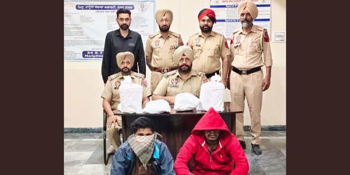 ਤਰਨਤਾਰਨ ਪੁਲਿਸ ਦੀ ਵੱਡੀ ਕਾਰਵਾਈ, 4 ਕਿਲੋ ਤੋਂ ਵੱਧ ਹੈਰੋਇਨ ਸਮੇਤ ਦੋ ਨੌਜਵਾਨ ਗ੍ਰਿਫ਼ਤਾਰ